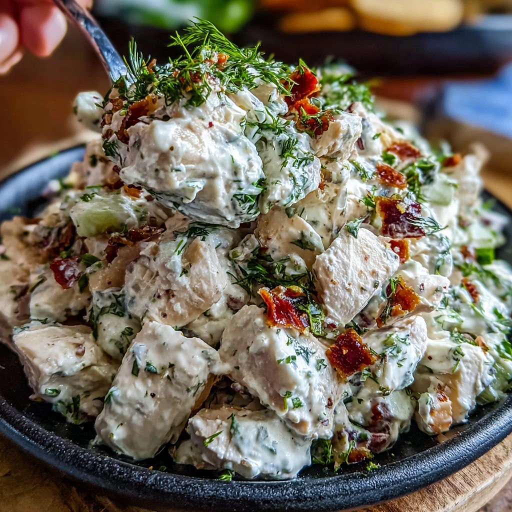 Yogurt Dill Chicken Salad