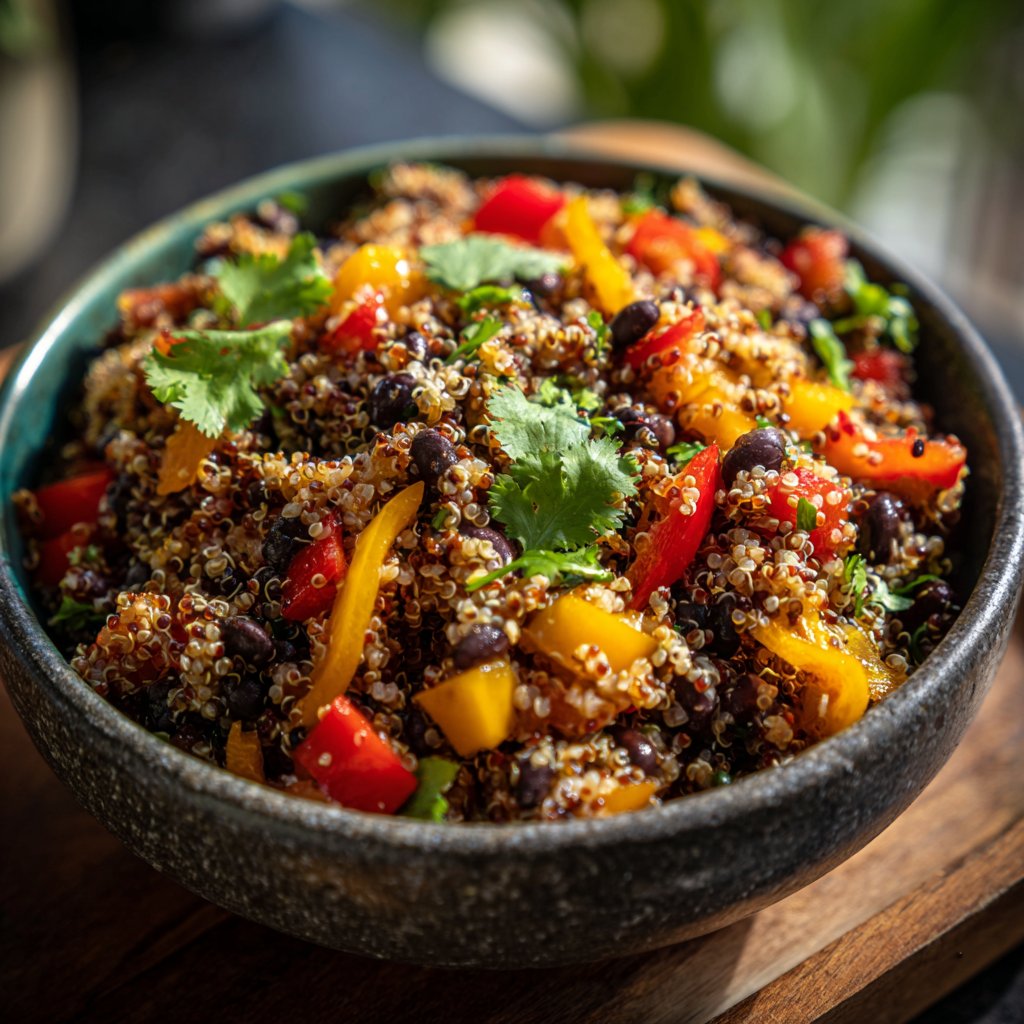 Quinoa and Black Bean Salad