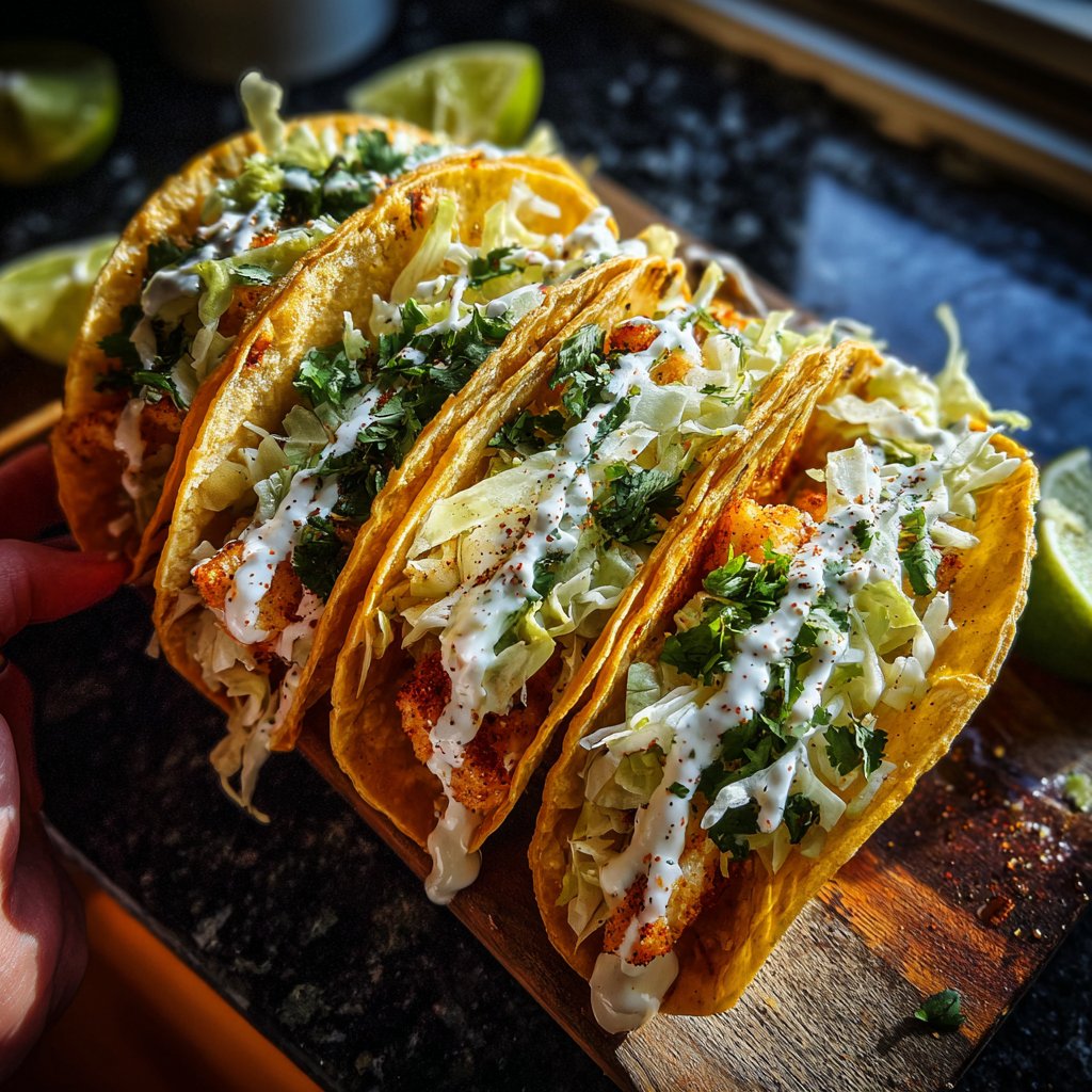 Easy Mediterranean Fish Tacos