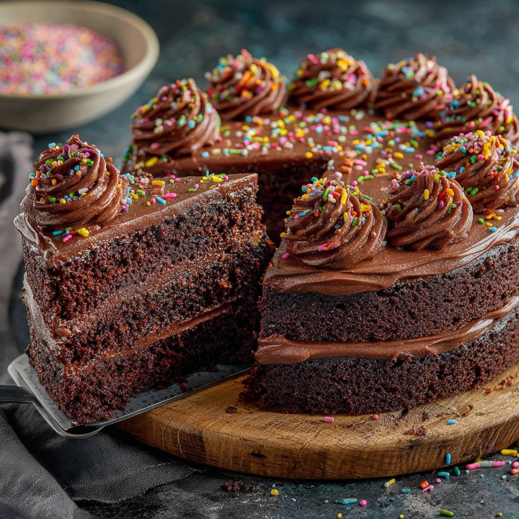 Chocolate Jellycat Birthday Cake